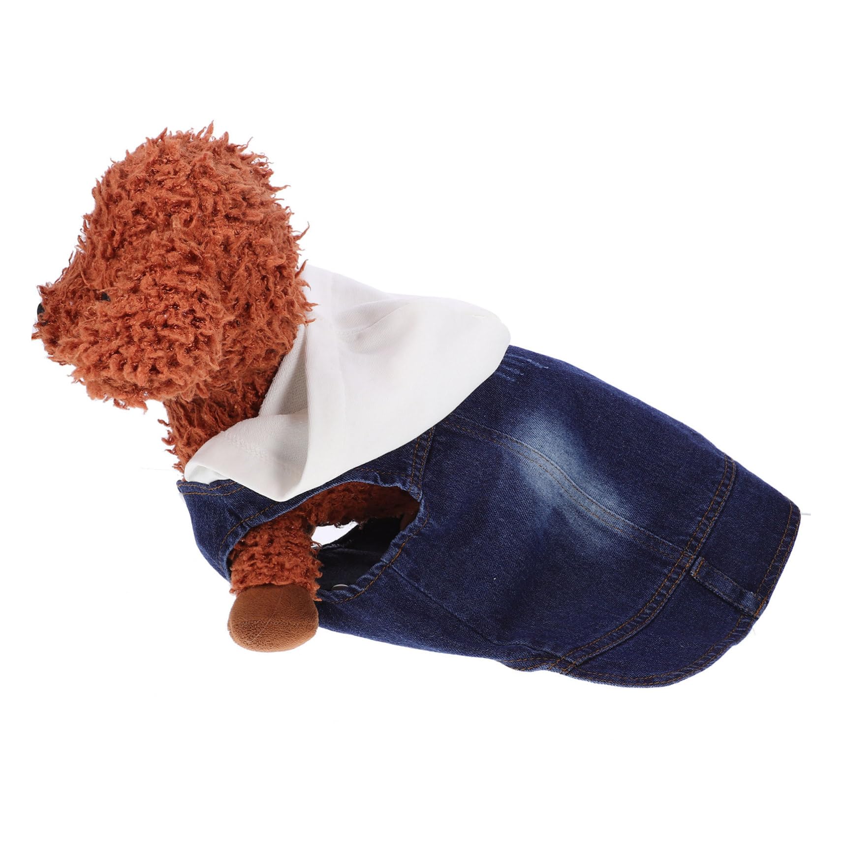 Beavorty Lot De 3 Gilets en Jean pour Chiens Et Chats Vêtements Tendance pour Animaux De Compagnie Bonnet Tricoté Taille XXL Vêtements Toutes Saisons pour Chiens