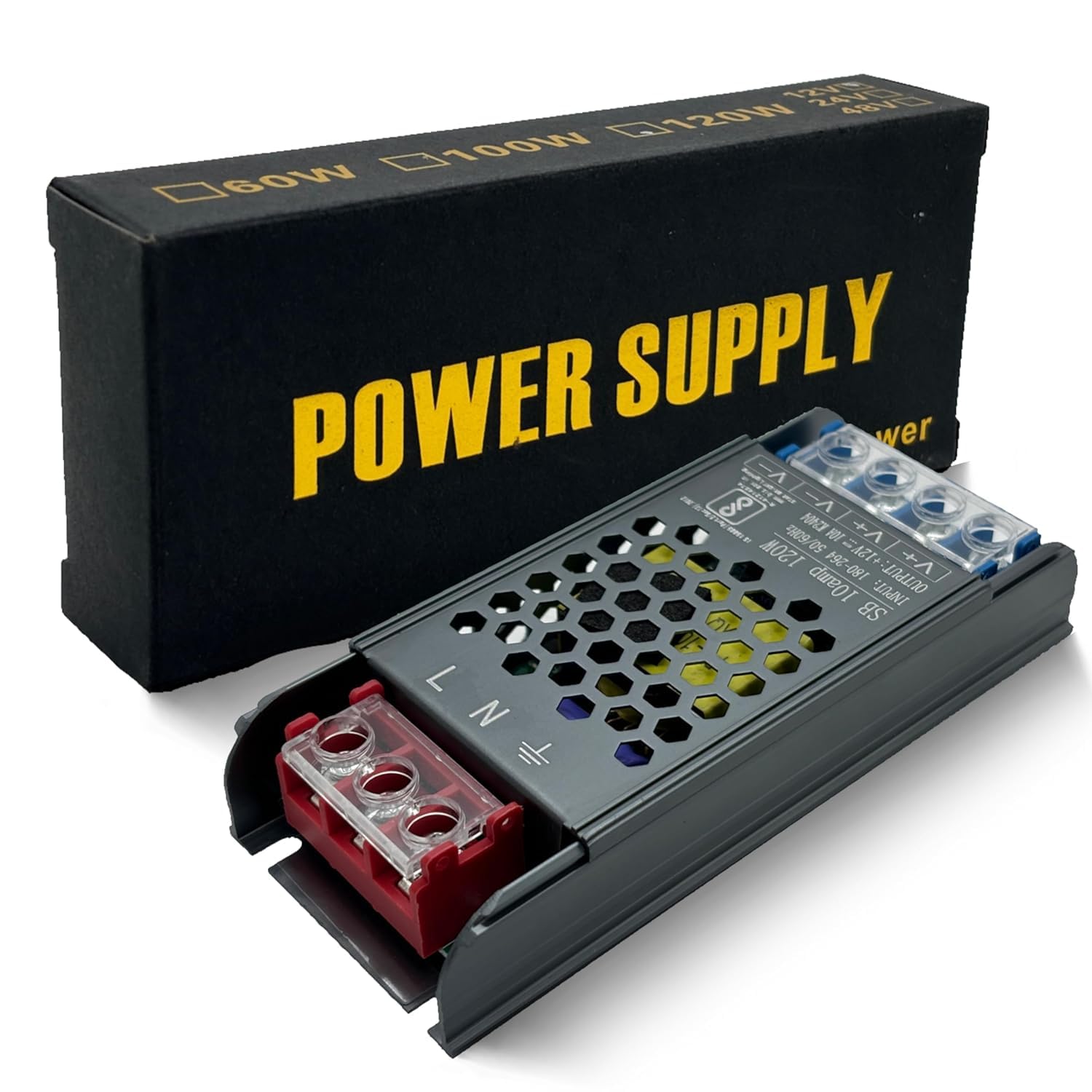 KAKA LIGHT 12VOLT 10A 120W Switching Power Supply Adapter | Universal Regulated Transformer BIS Approved | Converts AC 110-220V to DC 12V | Ideal for LED Strips, CCTV Cameras, Audio Amplifier (1)