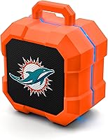 Vista 13 de SOAR NFL Shockbox - Altavoz Bluetooth inalámbrico LED, resistente al agua, IPX4, 5.0 Bluetooth con más de 5 horas de tiempo de reproducción, pequeño