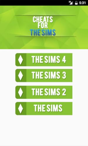 Cheats for The Sims