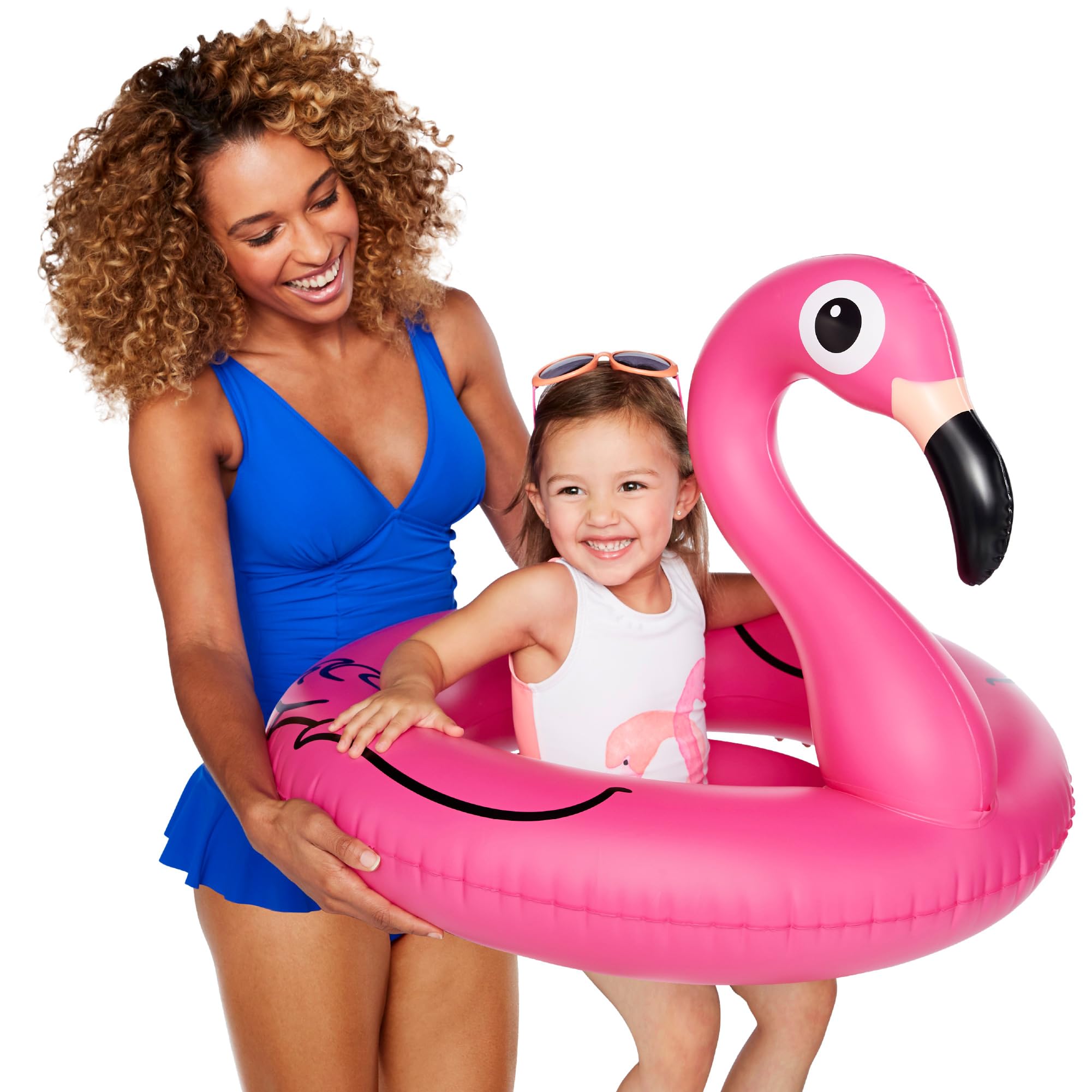 BigMouth Inc Pink Flamingo L'il Water Float - Pool Floatie for Infants Babies & Kids Ages 1-3, for Beginner Swimmers, Easy to Inflate and Durable