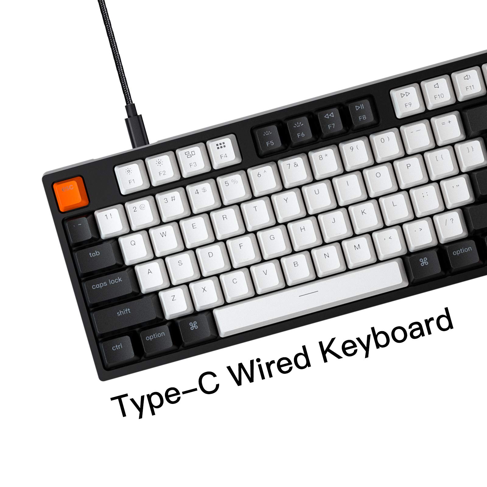 Keychron C1 Mac Layout Wired Mechanical Keyboard Gateron G Pro Red