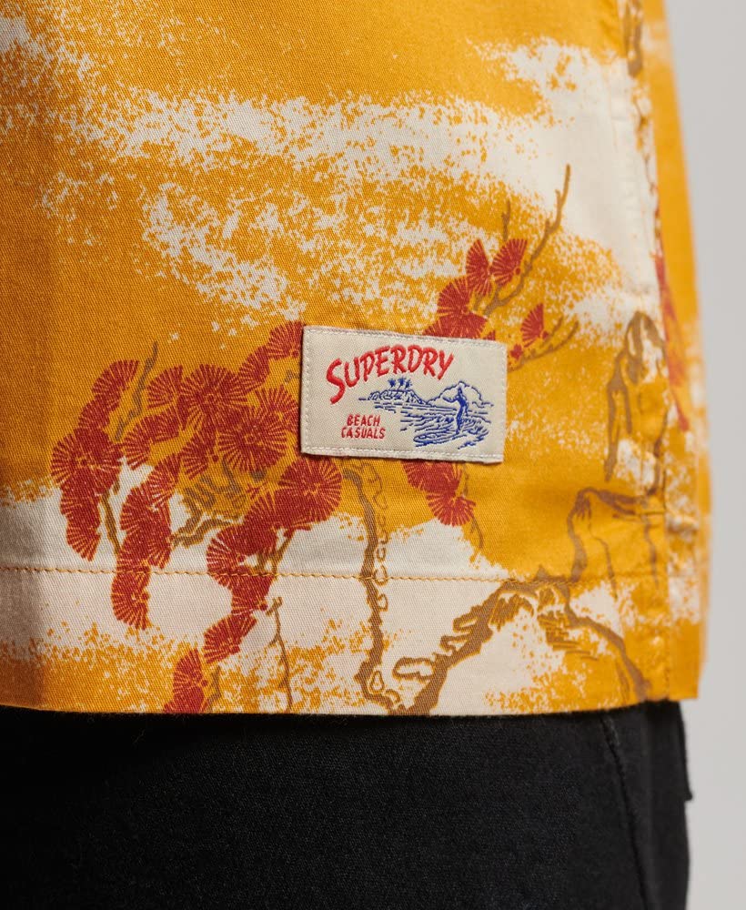 Superdry Herren Kurzärmeliges Hawaiihemd