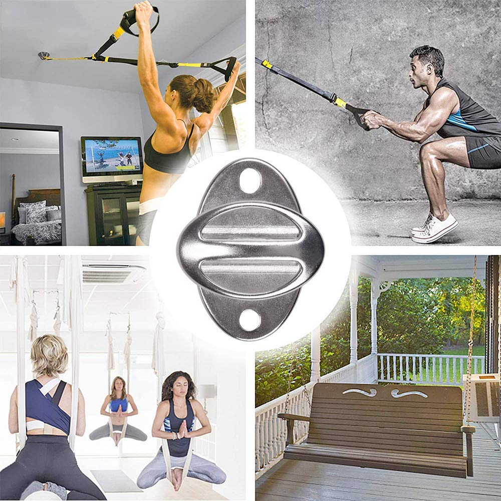 Trx Bands Suspension Trainer Ceiling Mount Ceiling Mount Trx Suspension  Training Kit Battle Rope Wall/ Anchor