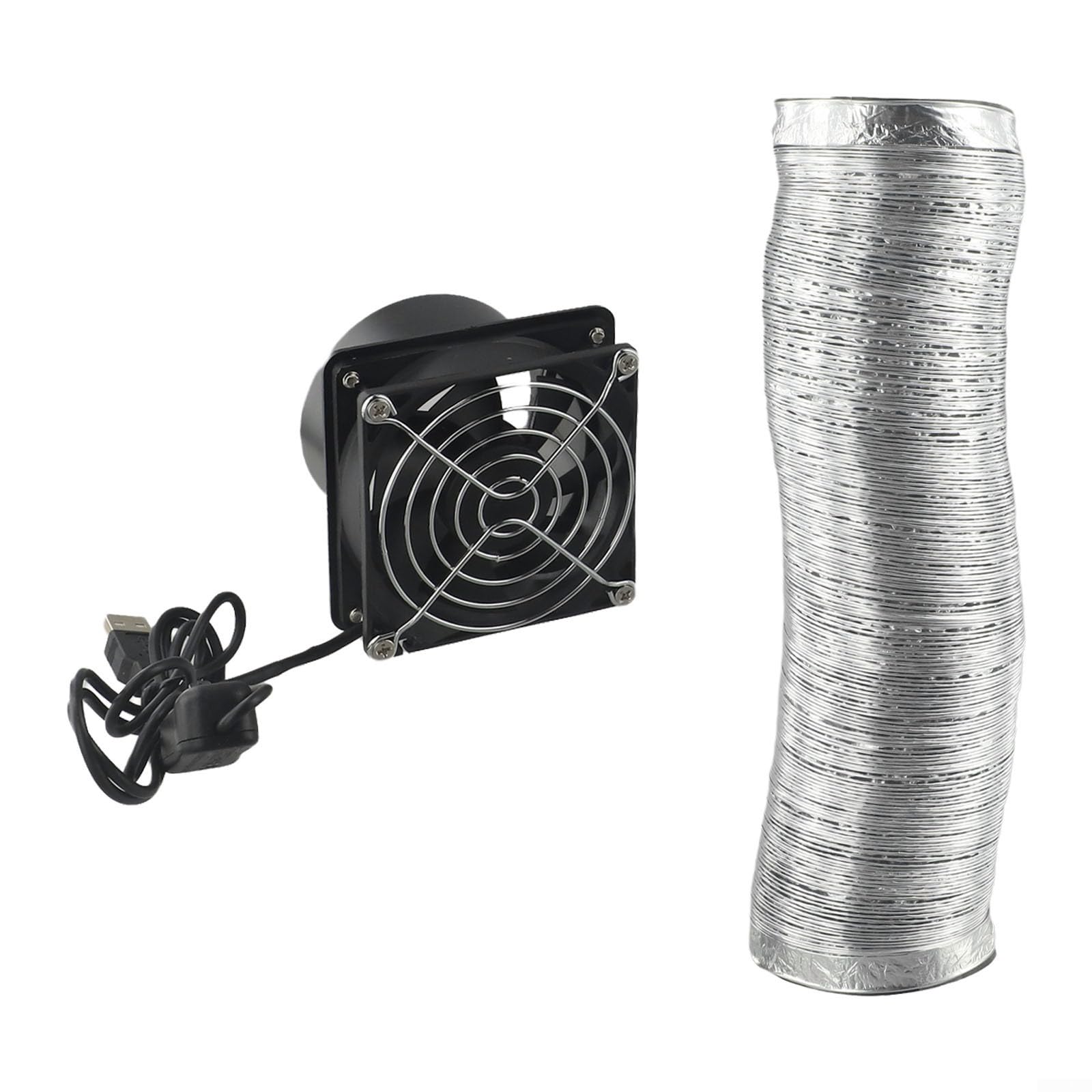 SPORTARC Innovative USB Exhaust Fan Designed for Effective Removal of Soldering Fumes at Workstations (Fan plus 6m pipe)