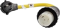 Vista 13 de AC WORKS Adaptador desmontable marino RV de 50 amperios (5-15P Hogar 15A Plug-Compact)
