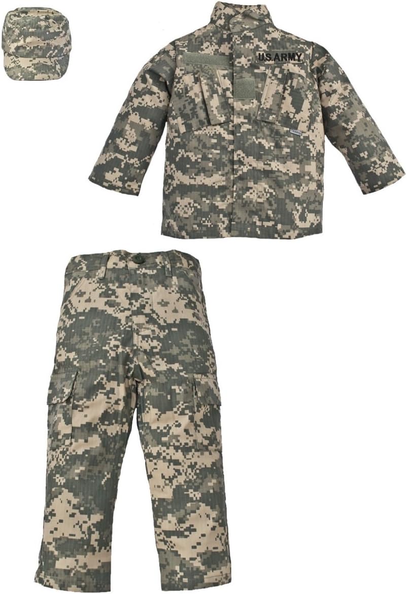 Trooper 3 Pc Children's Uniform Set U.S. Army ACU Digital Camo Medium 10-12