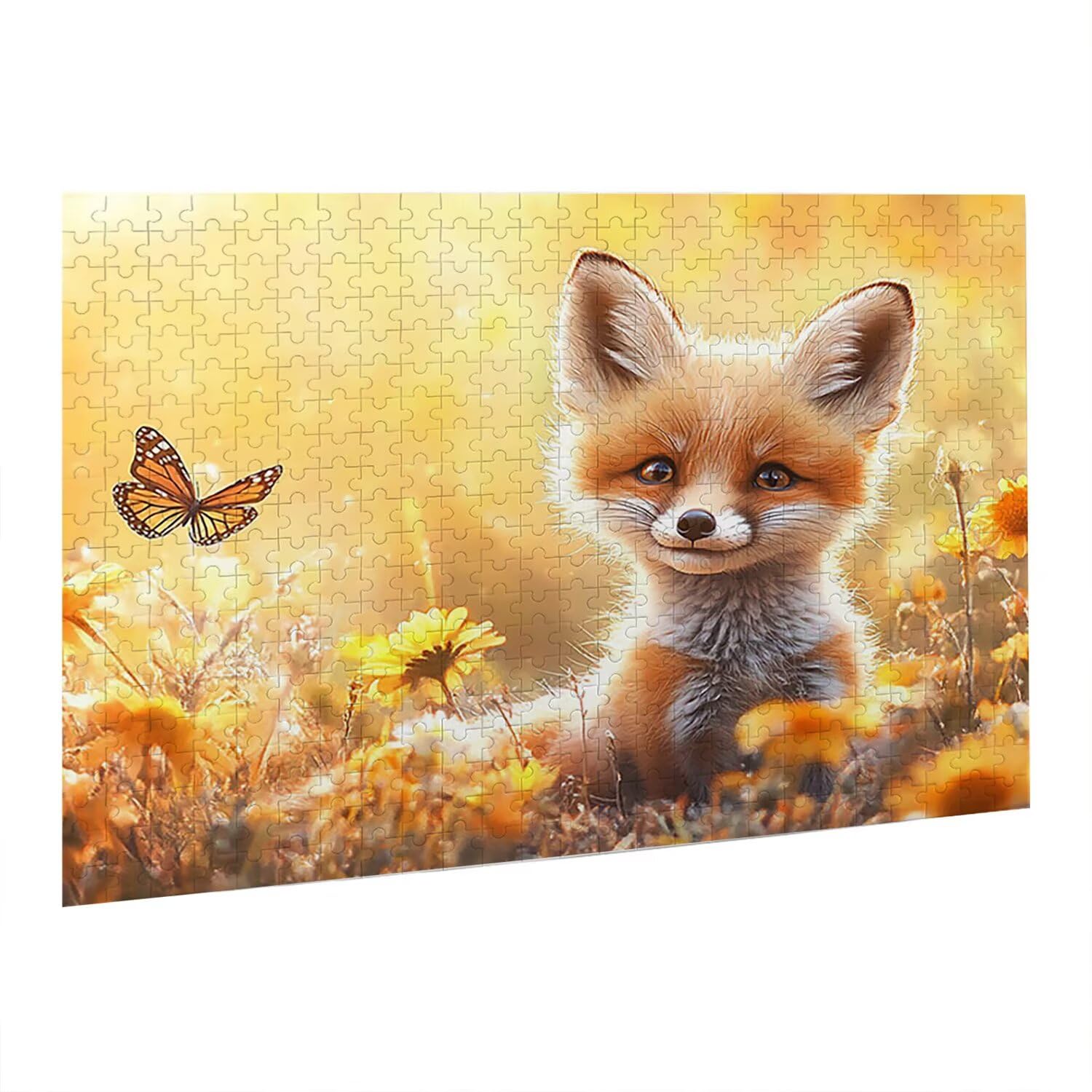 Jigsaw Puzzle, 4000 Pezzi Puzzle Classici, Farfalla Puzzle Rilassamento Intelligence, Mpossibile Difficile Puzzle Impegnativo per Adulti Puzzle Gioco Familiare, Regalo per Amore Amico Volpe fr0-1092