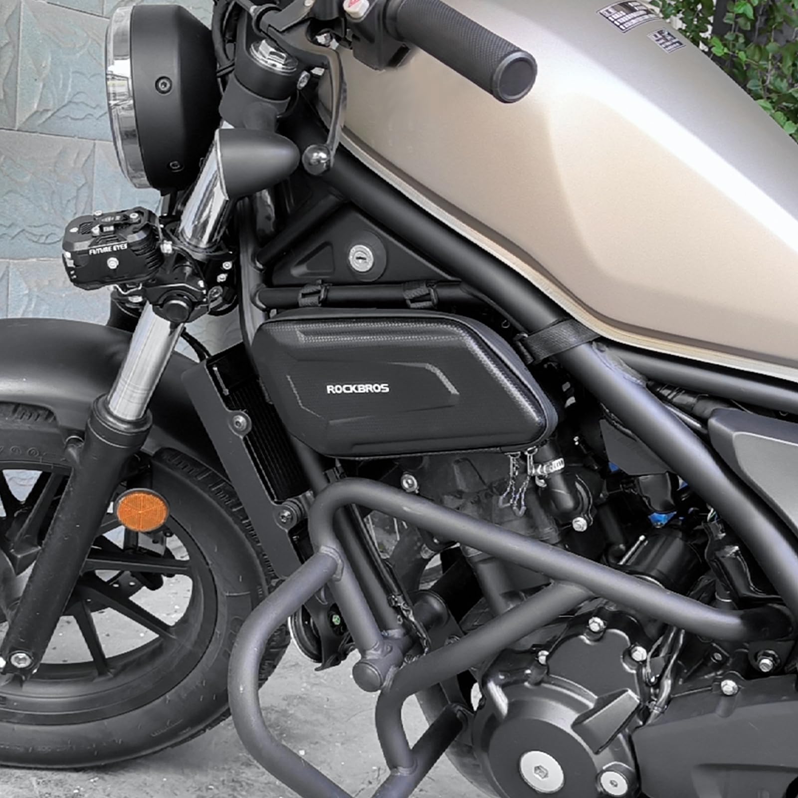 Borse laterali impermeabili in EVA rigide triangolari per Honda Rebel 1100 250 500 300 CMX1100 CMX250 CMX500 CMX300