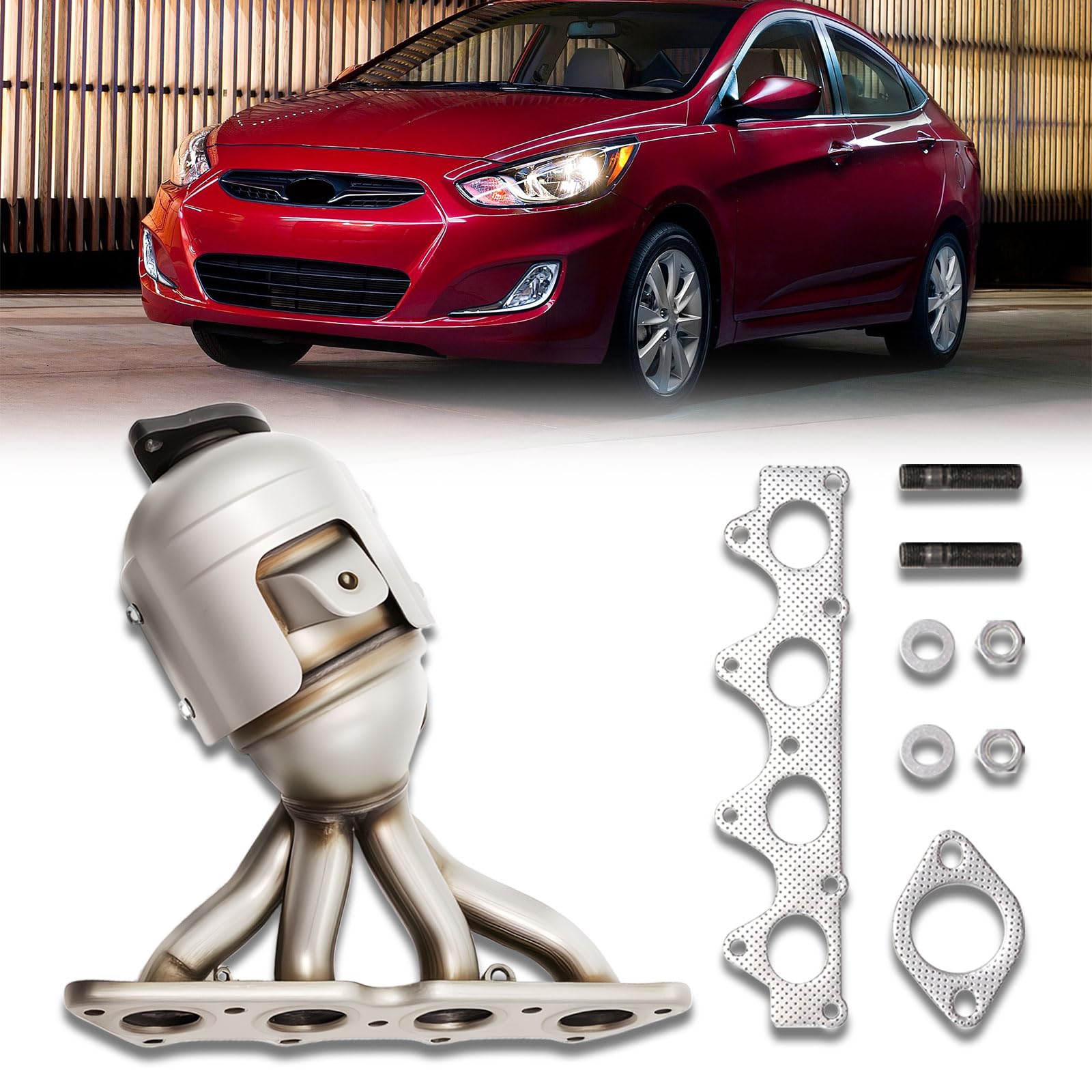 PTPDRH Exhaust Manifold Catalytic Converter