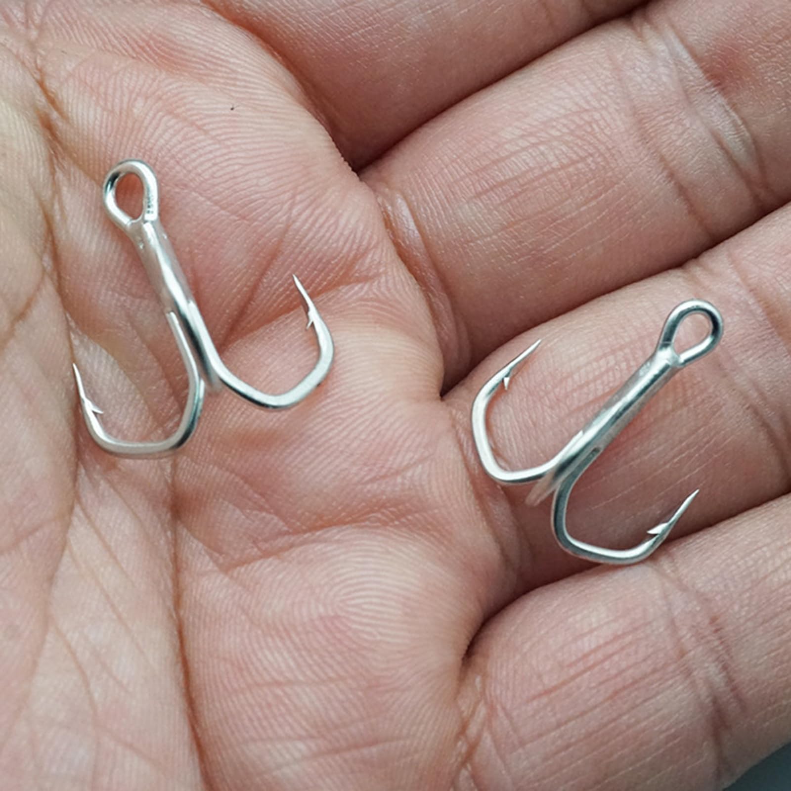 Lot De 10 Hameçons Triples Très Résistants Pour Pêche En Mer