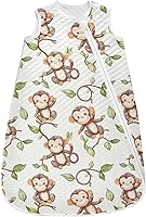 Vista 31 de vvfelixl Saco de dormir para bebé, diseño de dinosaurios, divertido y brillante, para bebés de 0 a 6 meses