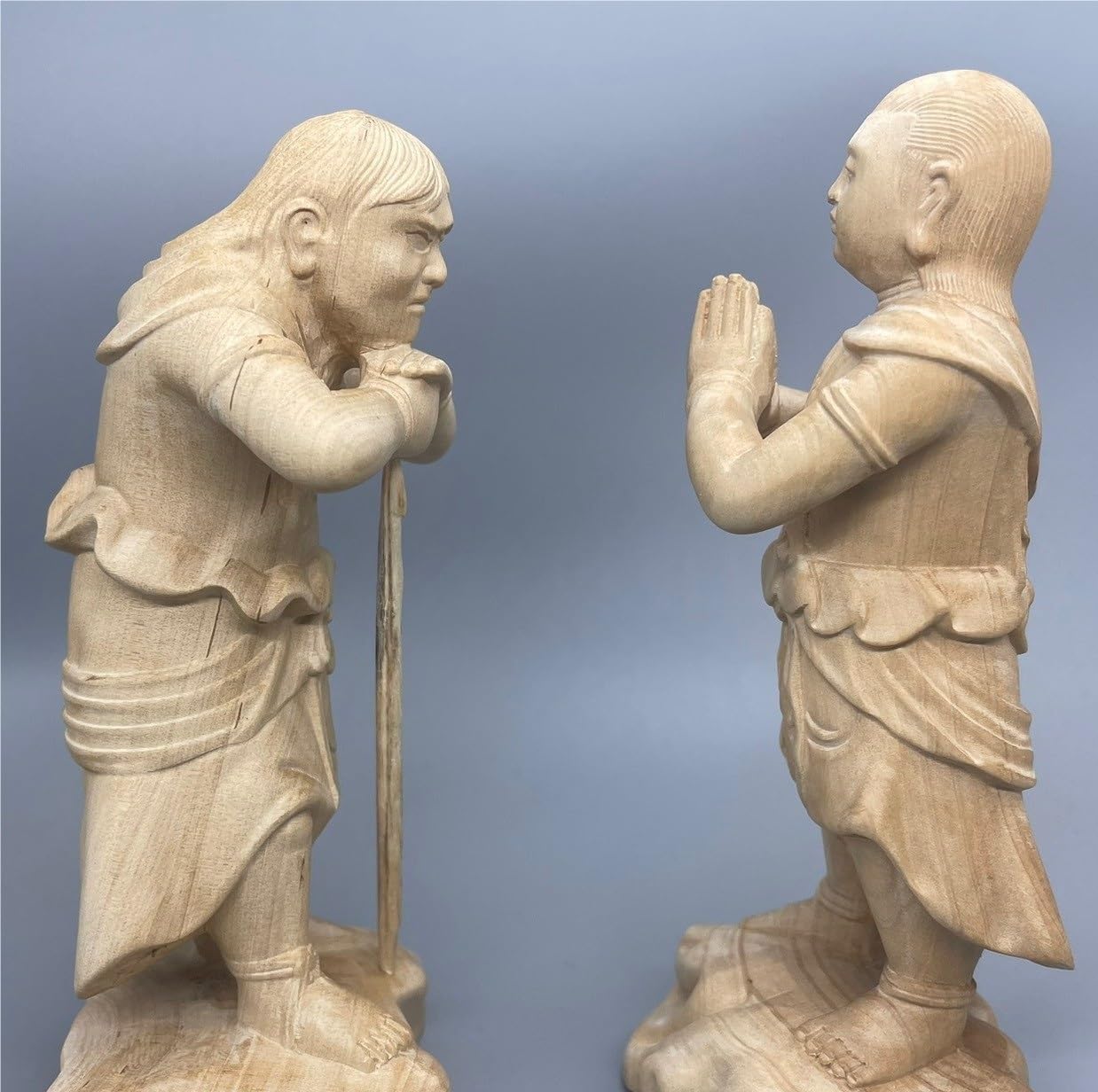 木彫り　不動明王の脇侍　制多迦童子、矜羯羅童子　木像 大きめ　二体セット 51RmFCKhjvL._UF350,350_QL80_.jpg