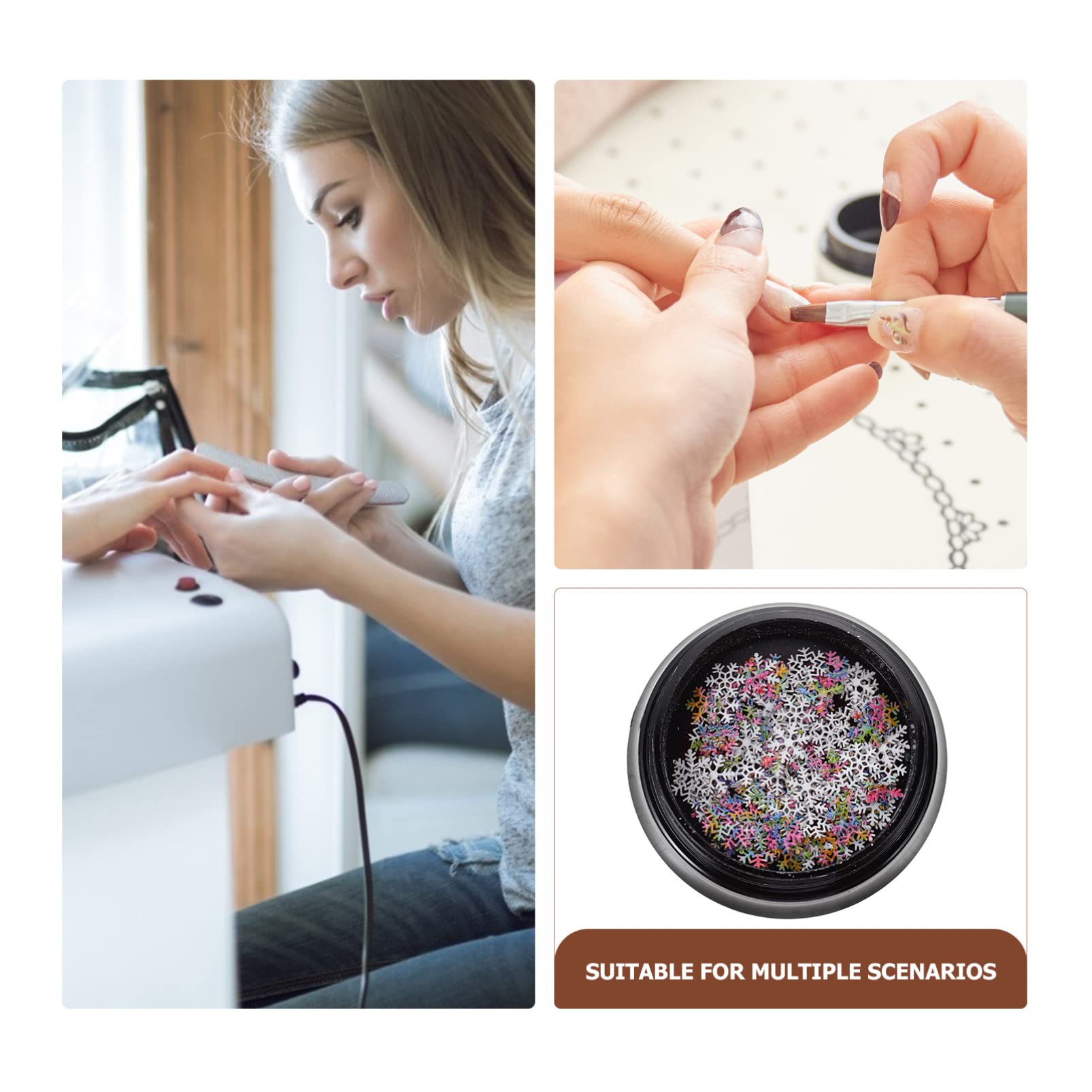 12 Scatole Ornamenti Di Arte Del Chiodo Di Natale Glitter Per Unghie Decorazioni Natalizie Per Unghie Decalcomanie Per Fiocco Di Neve Veloce Paillettes Scaglie Di