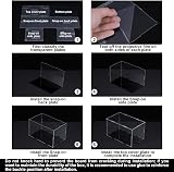 sourcing map Clear Acrylic Display Case Plastic Box 16.1x4.3x6.1 Inch - 6