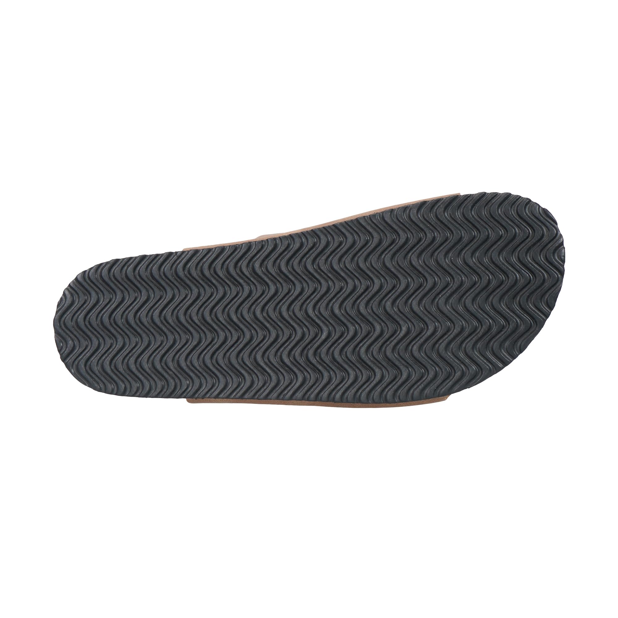 JOMIX Sandales Homme été Mules Homme à Double Boucle Réglable Claquettes Plates Confortables avec Semelle Liege pour Plage Maison