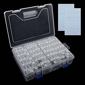 Boîtes de Rangement Pour Peinture Diamantée Paquets de 4 (28 grilles