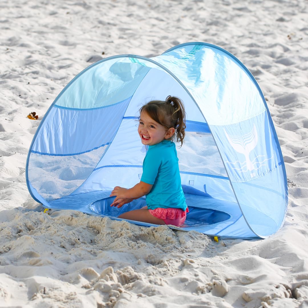 Ludi - Piscine Multifonction pour bébé - Piscine Pop-Up - Tente Anti UV 50 et Filet
