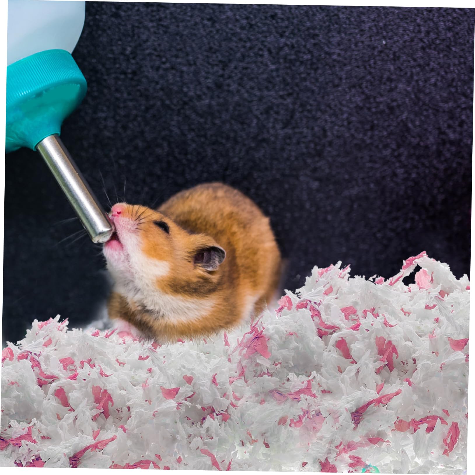 Lettiera in Carta Bianca 450g per Cincillà e Gerbilli, Morbida e Calda, Assorbente e Antiodore per Gabbie per Piccoli Animali