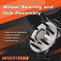 Vista 6 de DRIVESTAR 515143 - Conjunto de rodamiento de rueda delantera y cubo compatible con Lincoln Navigation 2011, 2012, 2013, 2014, Ford F-150/Expedition