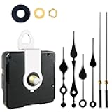 Clock Mechanism Replacement,Quartz Battery Operated Movement Silent DIY Wall Clock Repair Parts Replacement Shaft Lengths 14mm(35/64inch)