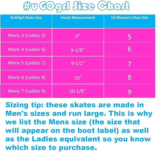 Miniatura 7 de Lenexa uGOgrl - Patines de ruedas para niña, para niños y niñas - Patines de patinaje para interiores y exteriores - Patines para niños - Patines