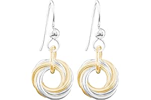 Dainty Love Knot Earrings for Women