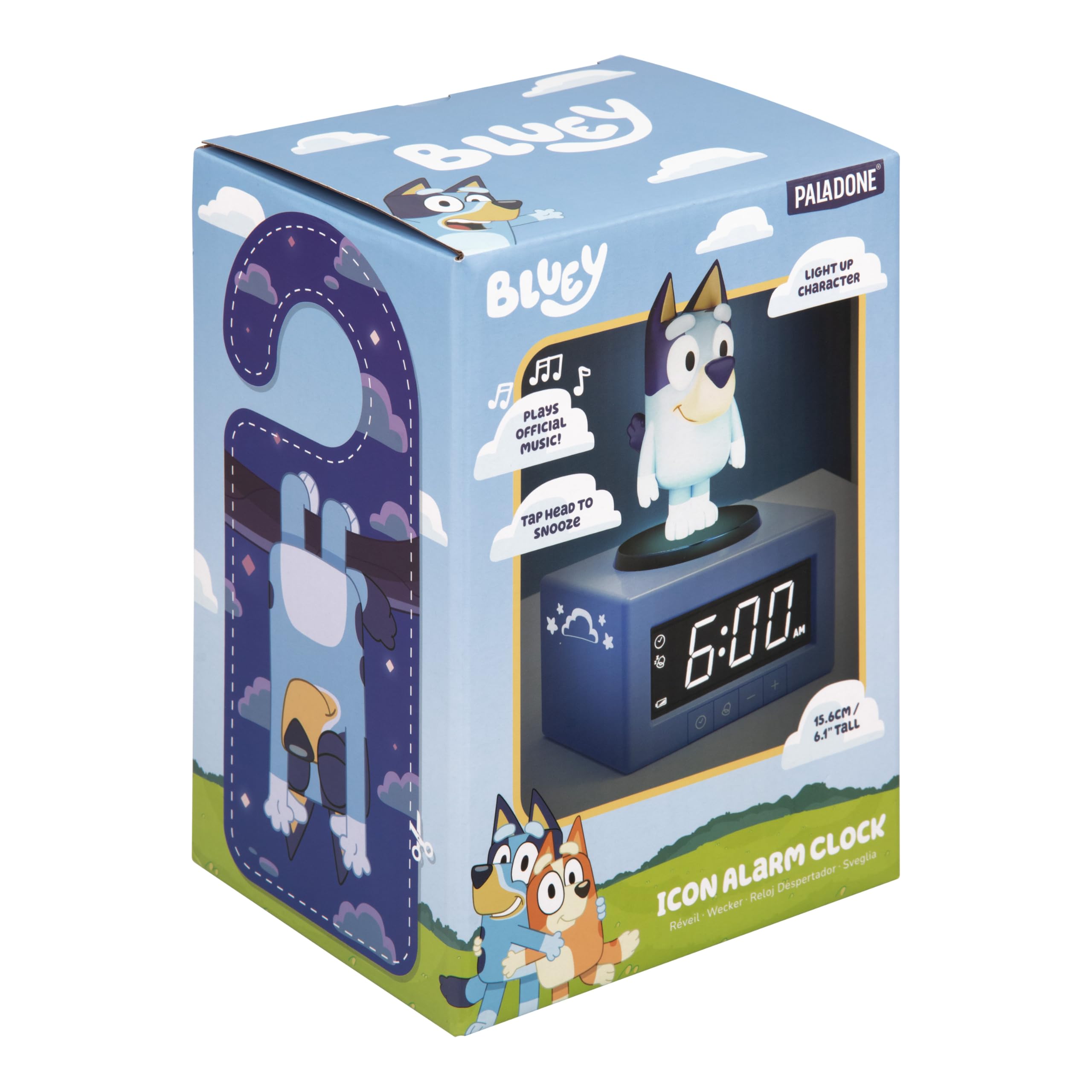 Paladone Reloj Despertador, Azul, pequeño