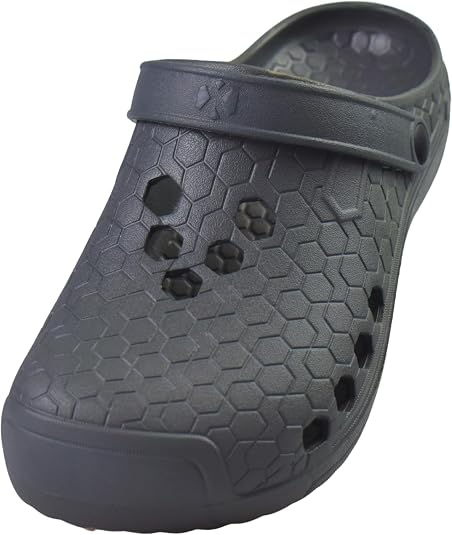APREGGIO Men's Waterproof EVA Garden Clogs with Slip-resistant Sole
