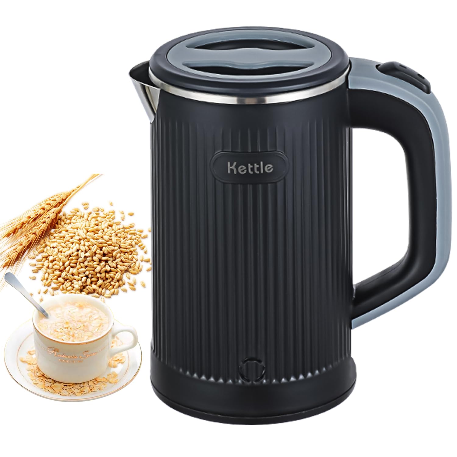 Black & Decker 0.8L Electric Kettle - 600W Fast Boil, Portable, Energy Efficient with Auto Shut-Off & Boil-Dry Protection
