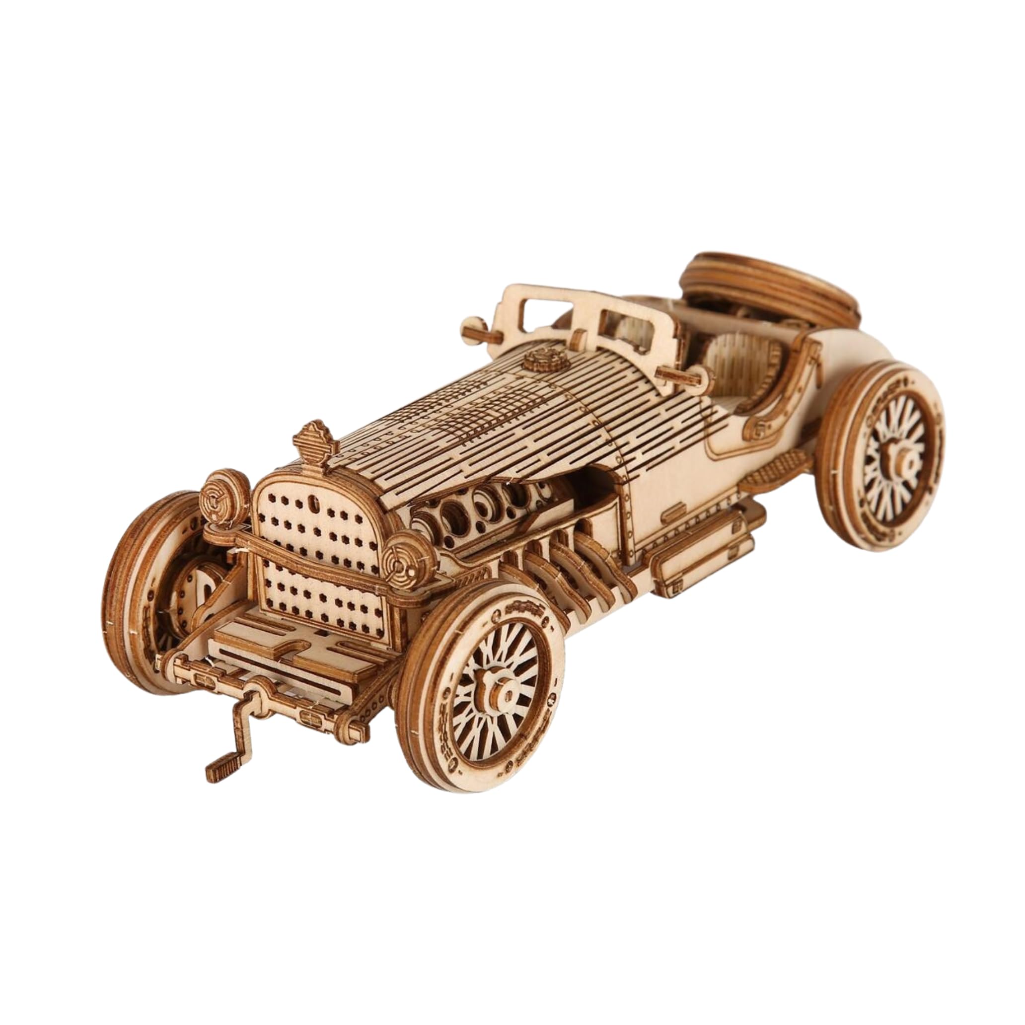 Car Wooden Model kit For Adult to Build, 3D Wooden Puzzle Vintage Car Kit DIY Vehicle Construction Craft Kits No Glue Required Home Decor Gift for Boys Men and Girls Birthday Christmas
