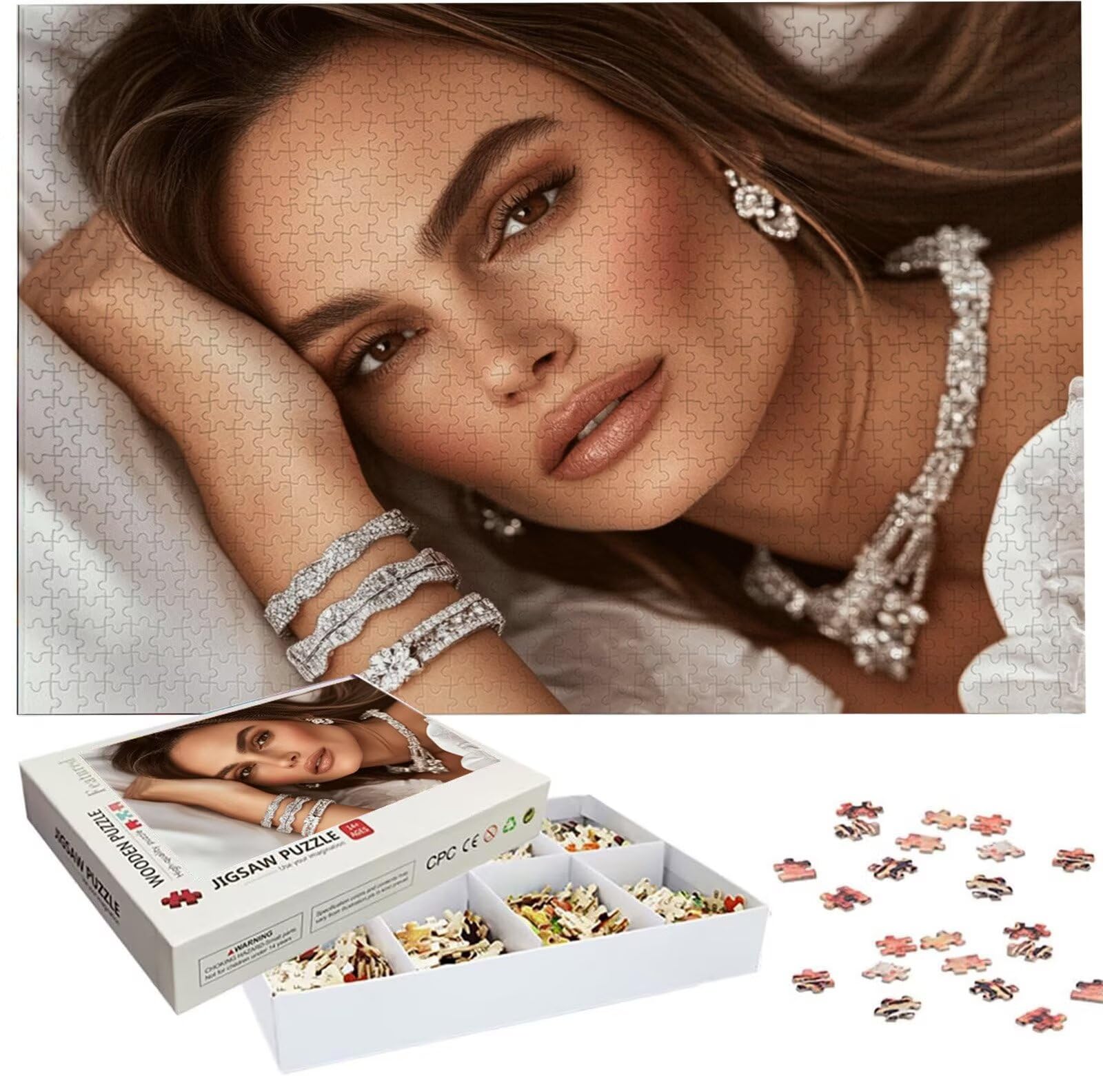 Spersonalizowane puzzle, niestandardowe drewniane puzzle fotograficzne