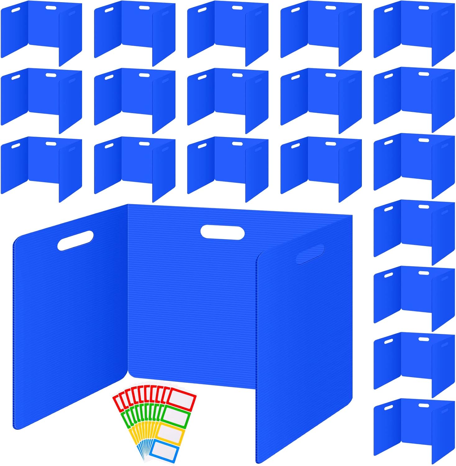 Junkin 32 Pcs Classroom Privacy Boards for Student Easy