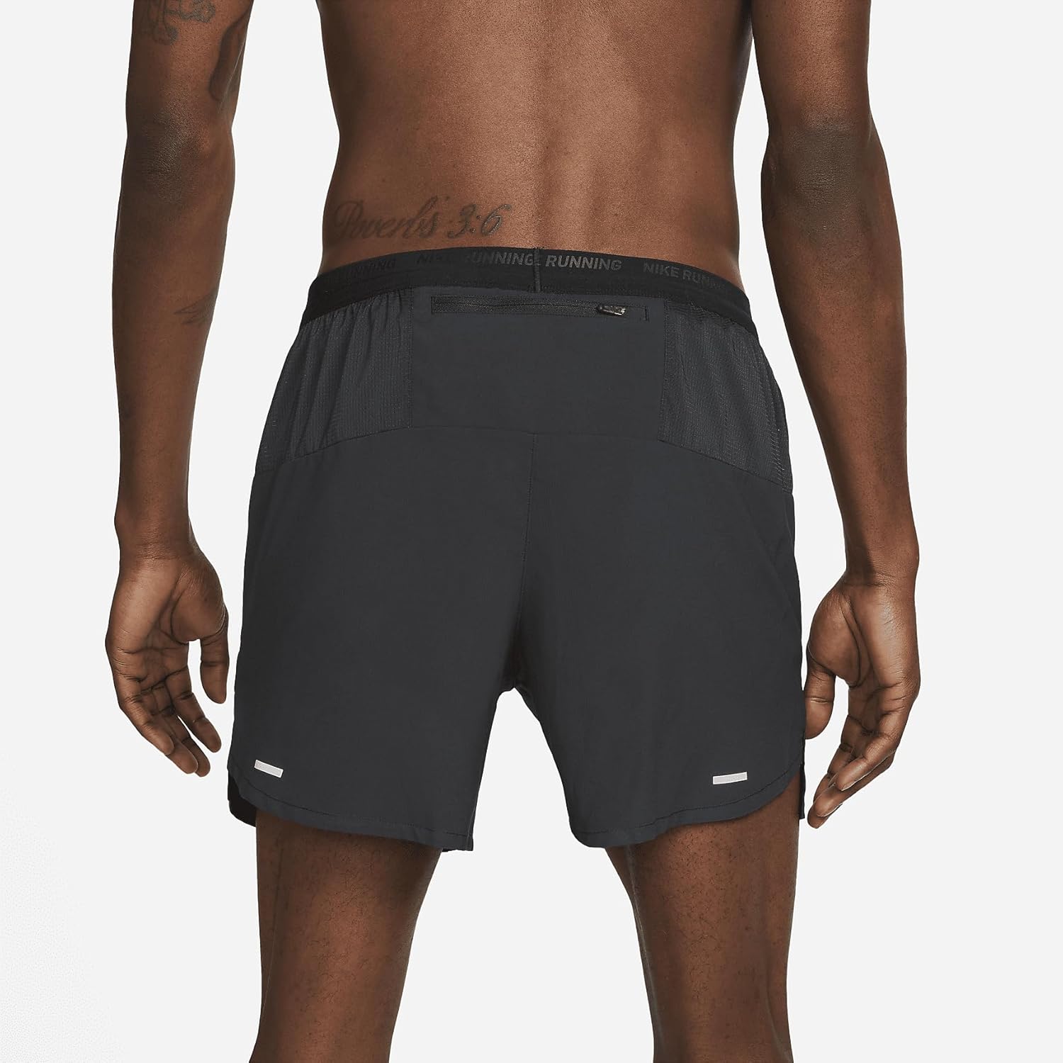 Nike Stride Men's Dri-FIT 5" Brief-Lined Running Shorts (Black/Black, DM4755-010) Size XX-Large Tall