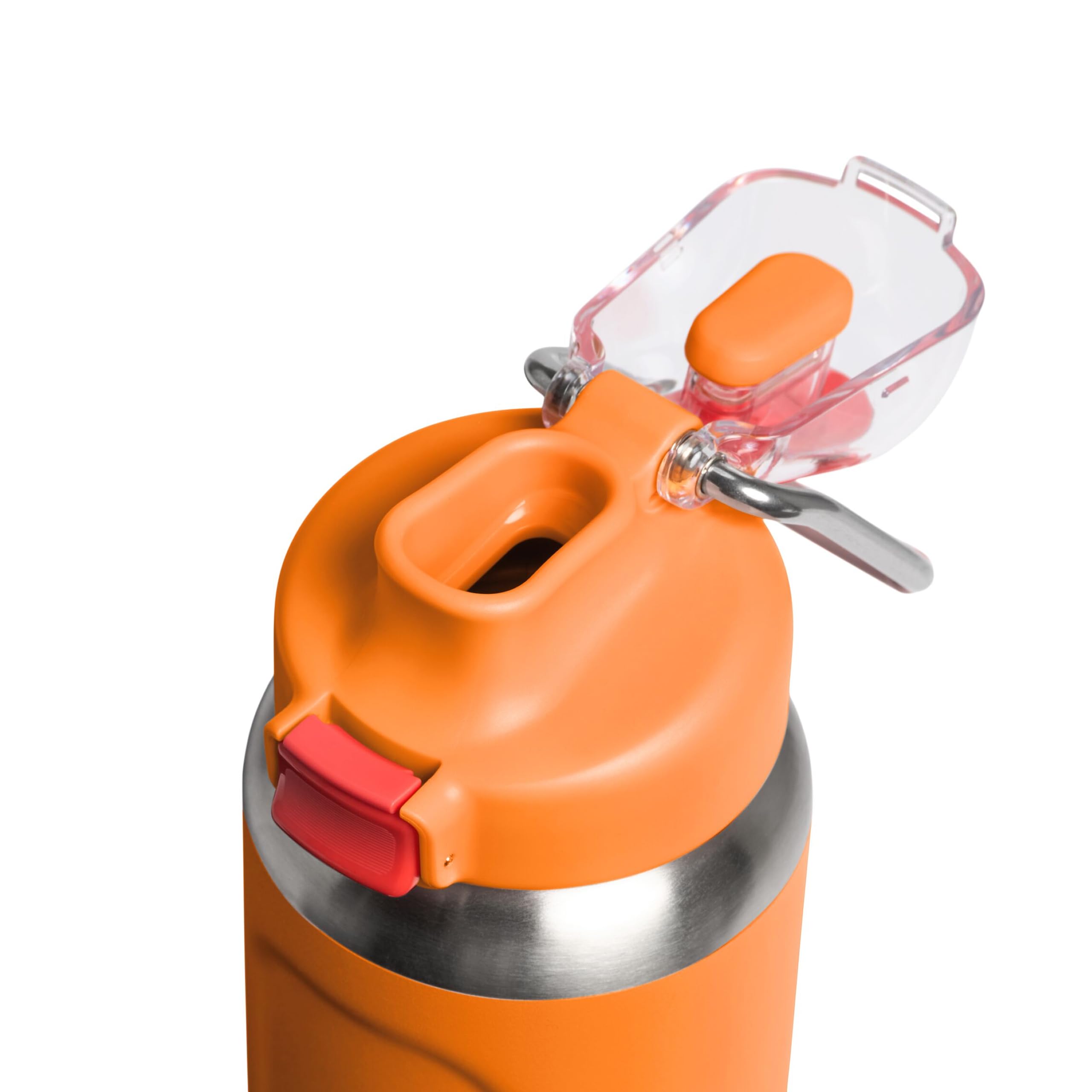 STANLEY 1913 Wellspring Bottle 0.7L - Kühlt 12 Stunden - 40 Stunden Eisgekühlt - BPA Frei Recycelter Edelstah Flasche - Auslaufsicher - Spülmaschinenfest - Goldenrod Coral | Kühlt 12 Std. - 40 Std. eisgekühlt - Auslaufsicher - BPA-frei - Spülmaschinenfest