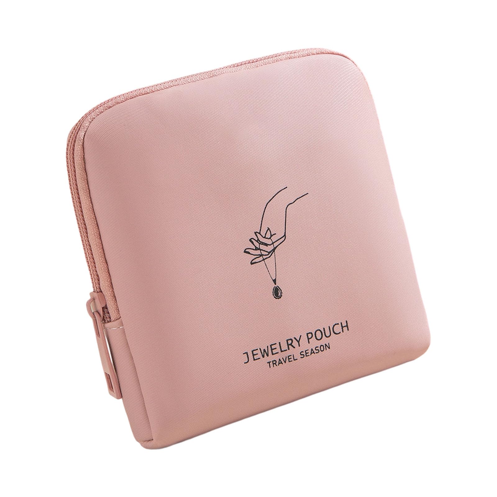 Msioytog Jewelry Case Waterproof Holder Compartmentalized Interior Soft Lining for Earrings Bracelets Travel Organiser Jewelry Holder