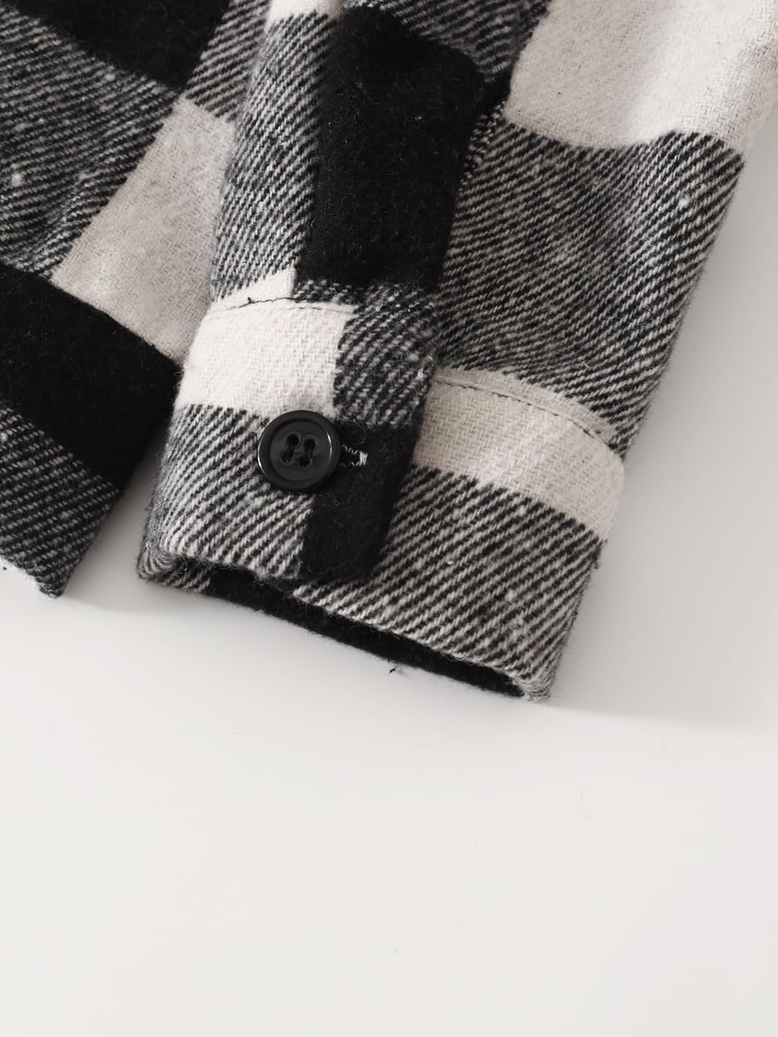 Jolyshlid 2 PC Boys Flannel Plaid Shirt Button Down Plaid Shirts Hooded Top Fall Coats 4-12Y - Image 5