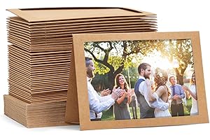 Best Kraft Picture Frame Note Cards for 4x6 Photo Inserts with Envelopes