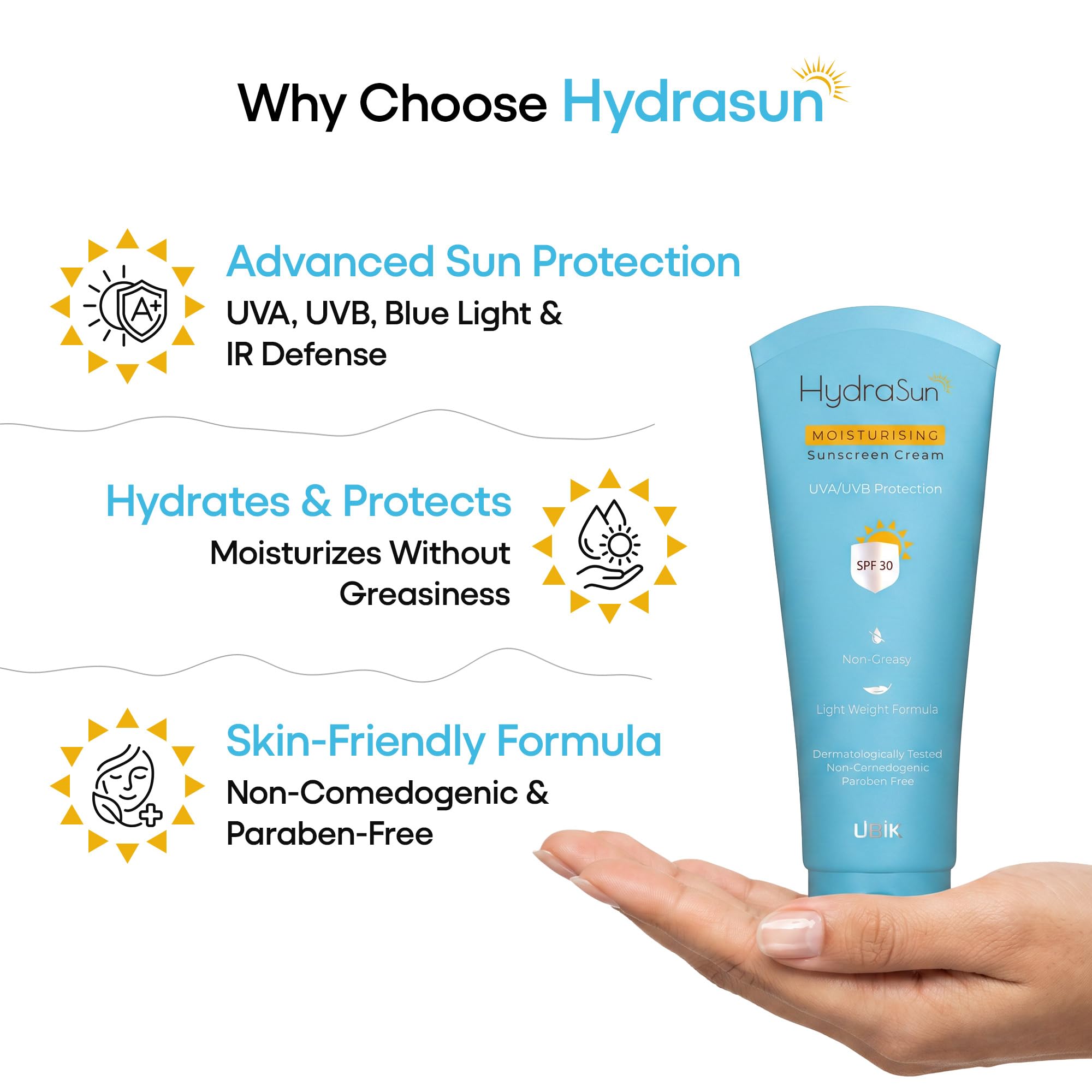 HYDRASUN Sunscreen: Hydrating SPF 30 Cream -2