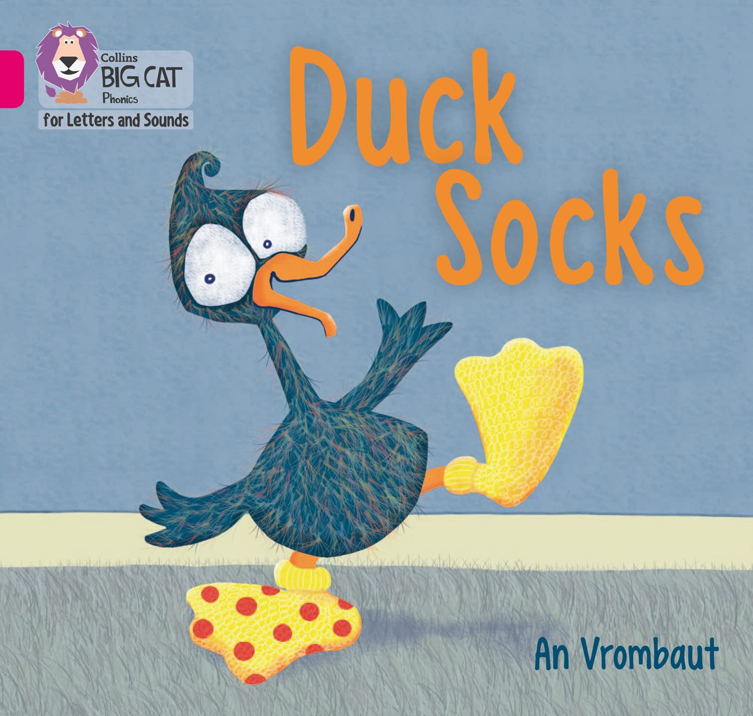 Duck in Socks: Band 1B/Pink (Collins Big Cat). Vrombaut, Cat 9780008230180**