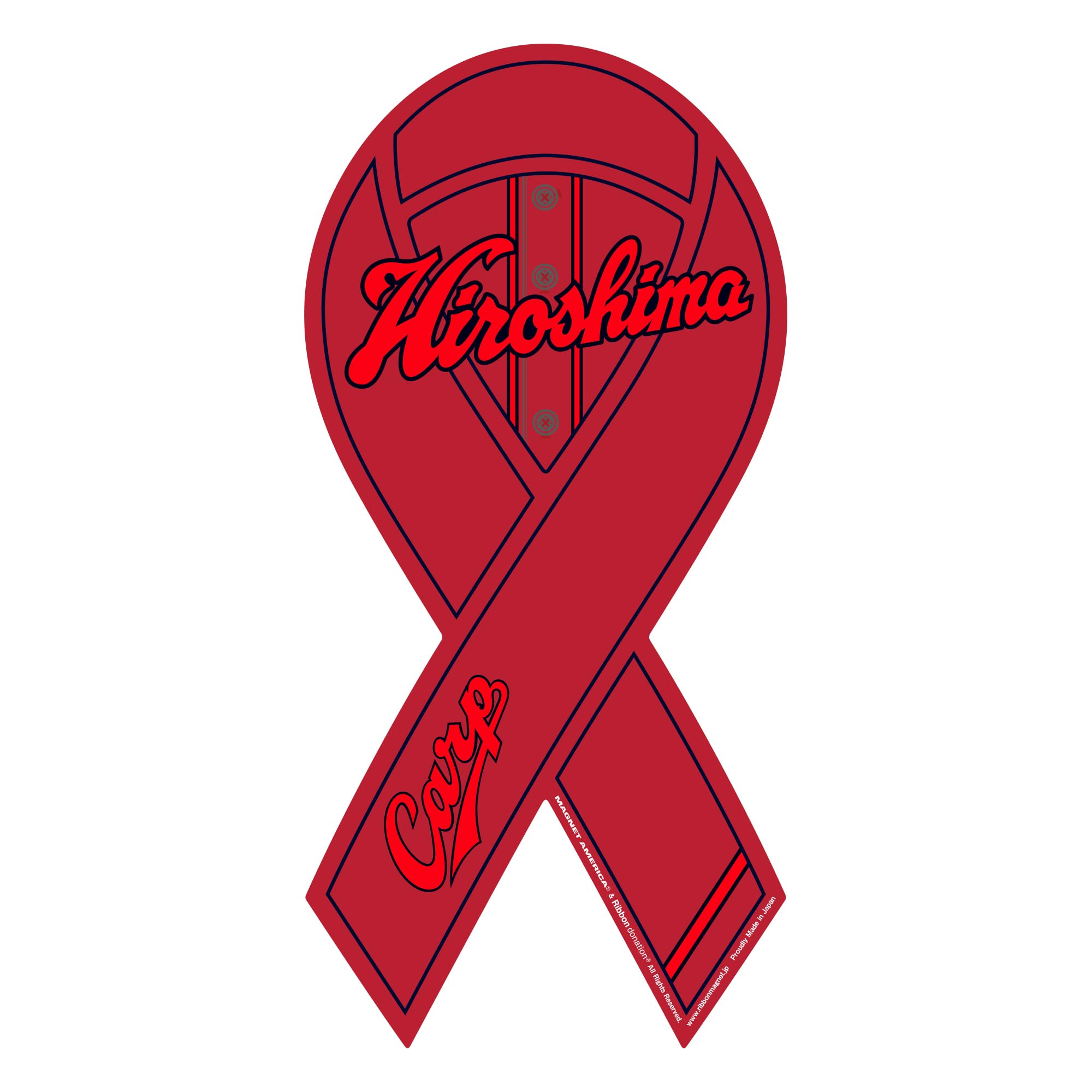 Amazon.co.jp: RibbonMagnet(リボンマグネット) 広島東洋カープ