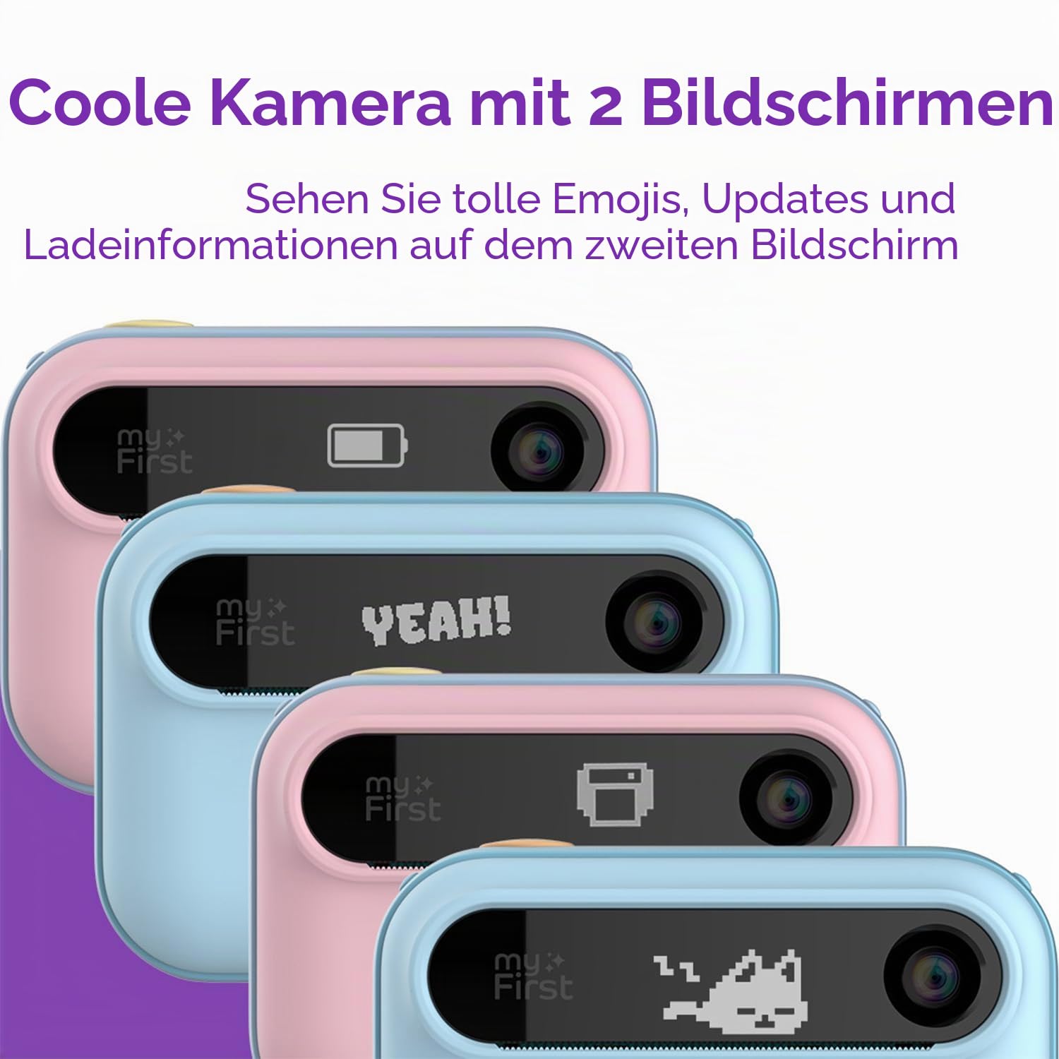 Neue myFirst Kamera Insta 20 - Sofortdruck-Digitalkamera für Kinder mit 16 MP Fotos 1080P – Bild 6