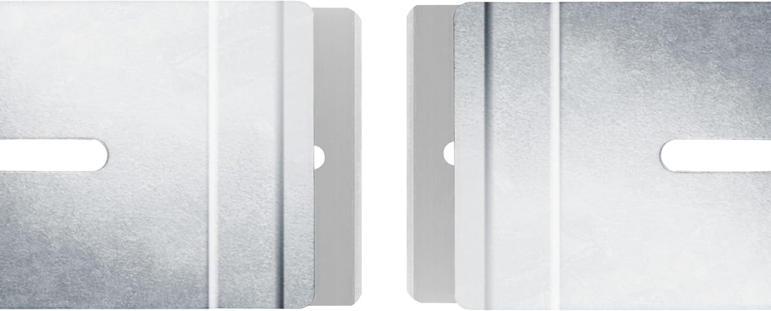 MARTOR SCRAPEX ARGENTAX Scraper, with Rounded Blades, Label Scraper, Narrow, Right & Left-Handed Users, Ceramic Hob Scraper, Sticker, Plastic, Interchangeable Blade, Ergonomic