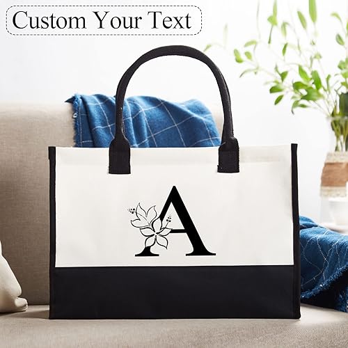 Miniatura 9 de Flycalf Bolsas de mano de boda personalizadas, regalos para dama de honor, verano, playa, niñas, viaje, despedida de soltera, reutilizable, bolsa de