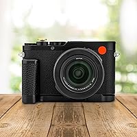 Vista 2 de Haoge Mango HG-D8 para Leica D-Lux 8 Cuerpo de cámara Soporte de agarre en forma de L