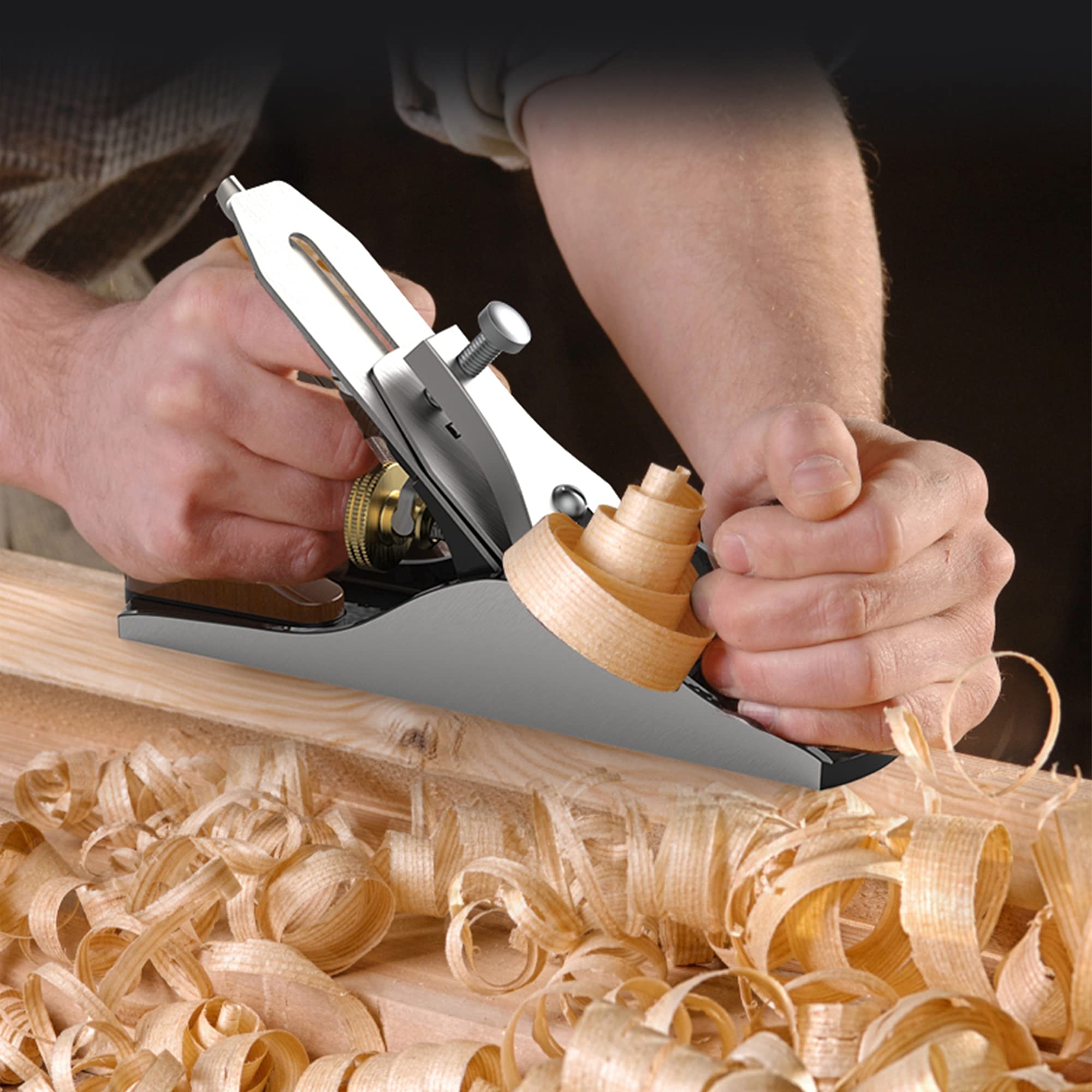 Cepilladora carpintería Plano de carpintería Cepillo Carpintero Herramienta Cepillado Carpintería Bricolaje perfecto para trabajar la madera recortar cepillar madera