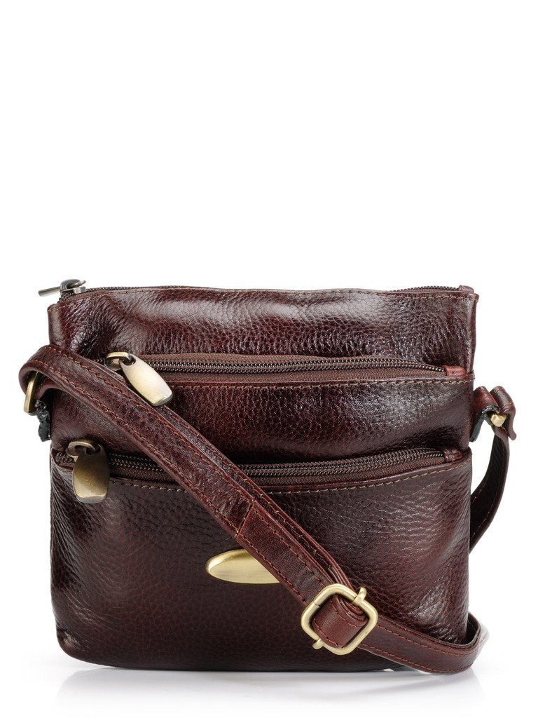 teakwood leathers Teakwood Real Leather Messenger Side Sling Bag-picture-50