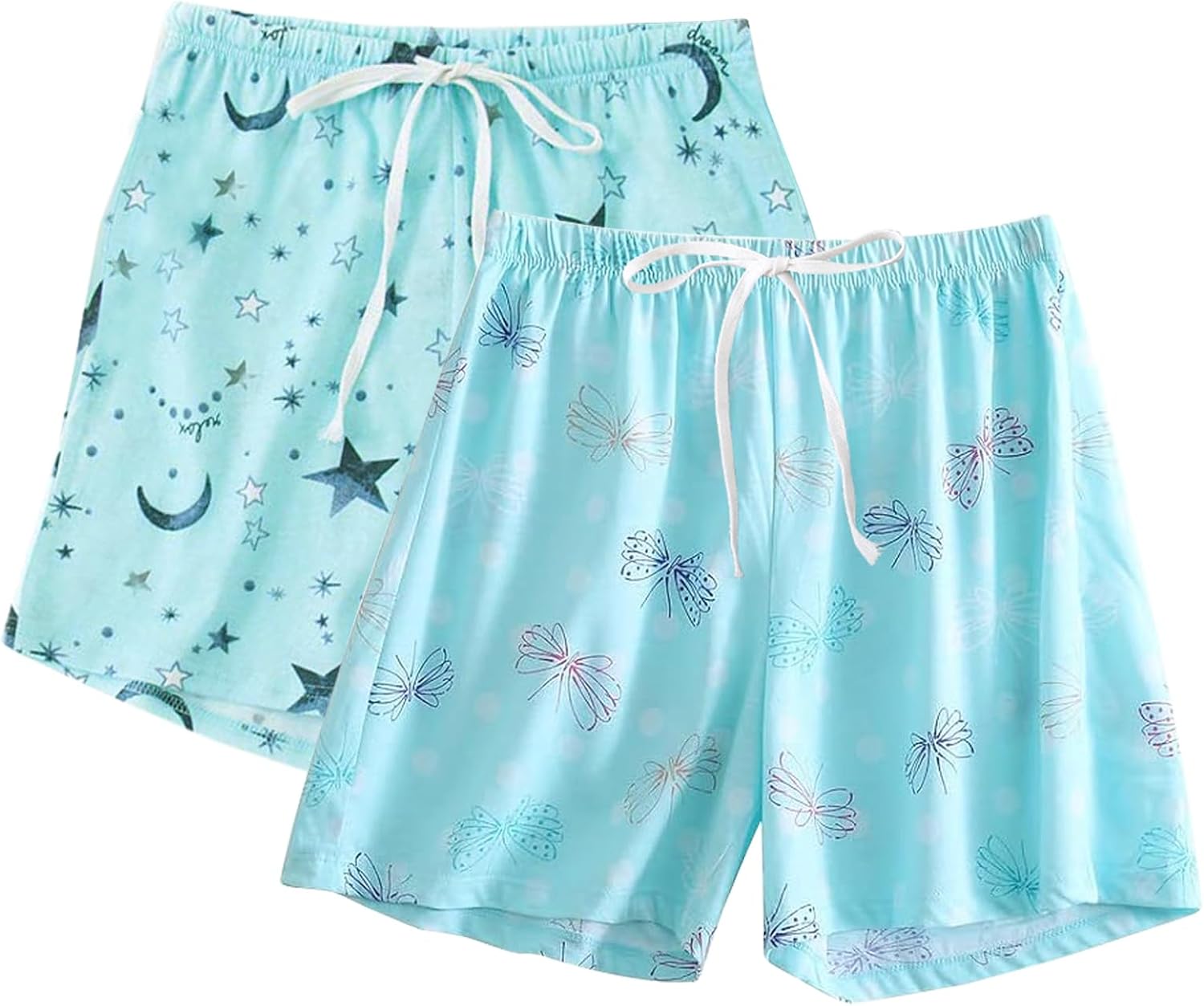 ENJOYNIGHT Pyjamabroek voor Dames Kort Nachtkleding Broek Loungebroek