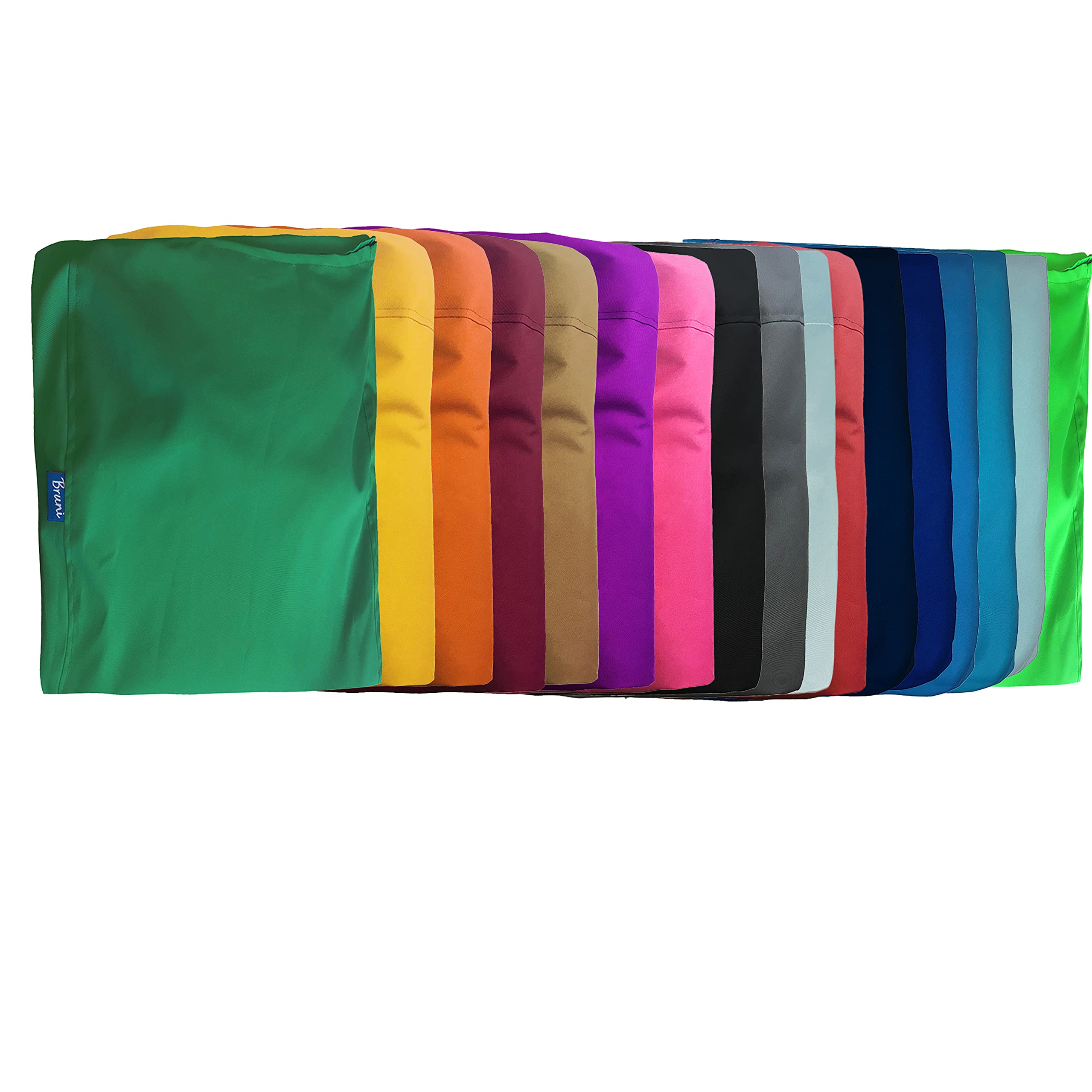 Bruni Classico - Funda para puf (sin relleno), color verde