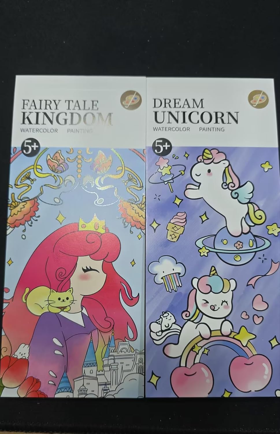 SOCOLER 2pcs Paint with Water Book, Animal & Dinosaur Coloring Book